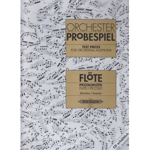 Libro Orchester Probespiel Flauta